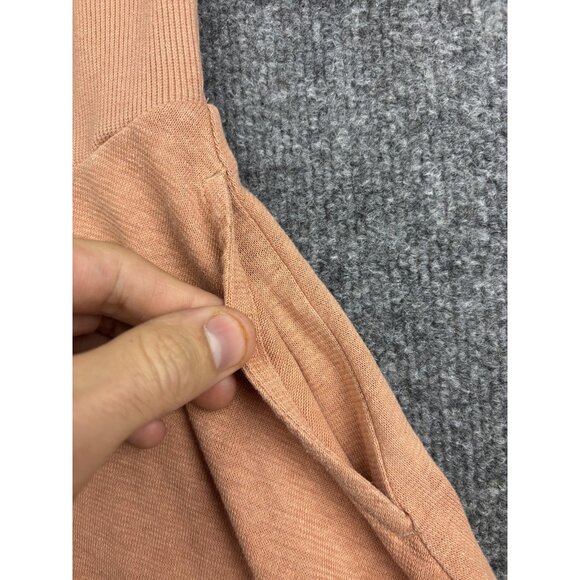 Prana Dress Womens Medium Peach Sleeveless Fit Flare High Low Hem Knit Casual - Picture 7 of 9